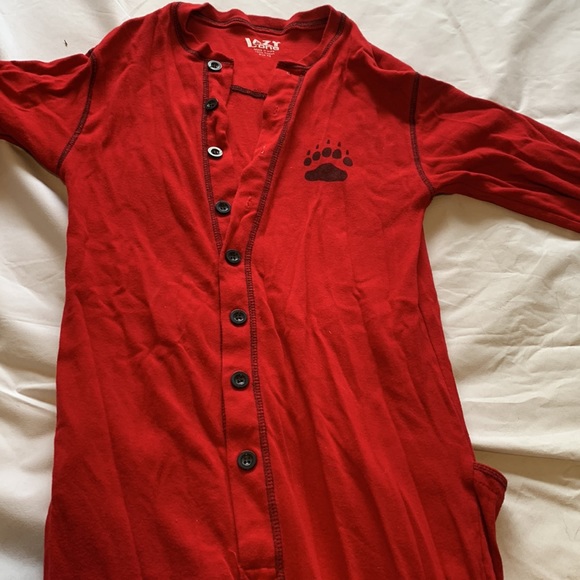 Lazy One “bear bottom ” onesie . Size xs - Picture 3 of 4